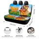 thumbnail image 2 of Fraggle Rock-theme Car Rear Seat Covers Back Elastic Flexible Car Seat Covers Decorative Fits Most Cars 120x59x76cm, 2 of 6