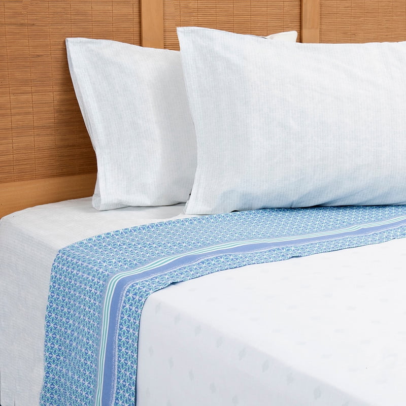 Sábana Mashini 180 Hilos Super King Agua