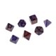 thumbnail image 3 of 7 Uds Dados Poliédricos D4 D6 D8 D10 D12 D20 Para Juegos DnD RPG Azul Púrpura, 3 of 5