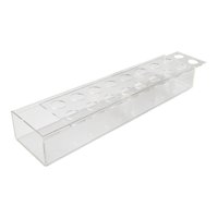 Bothyi - Florero De Acrílico Decorativo Largo Moderno Para Oficina Foto Prop Ornamento 45Cmx10Cmx6.5Cm