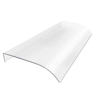 Magideal - Toldo De Ventana Toldo De Patio Toldo De Toldo Sin Soportes Toldo De Puerta Montado En La Pared Con Tornillos Toldo De Ventana De Refugio Transparente , 40Cmx40Cm