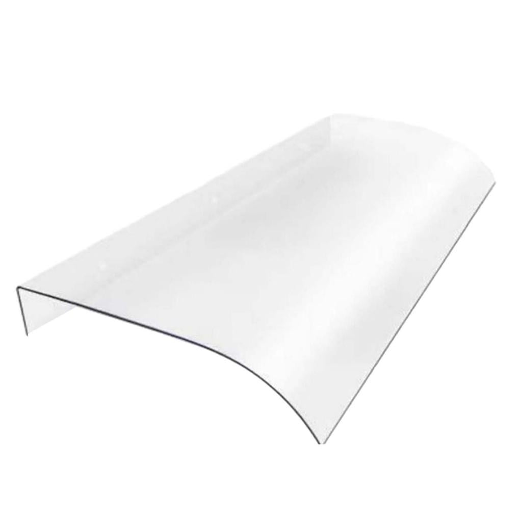 Magideal - Toldo De Ventana Toldo De Patio Toldo De Toldo Sin Soportes Toldo De Puerta Montado En La Pared Con Tornillos Toldo De Ventana De Refugio Transparente , 40cmx40cm