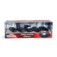 Genérico - Juguete Pack 5 Autos 1:62 Metalicos Black Edition Infantil