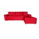 thumbnail image 1 of Sofá seccional L reclinable, color rojo, 1 of 2