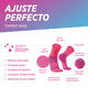 thumbnail image 2 of Calcetines de running ciclismo maraton tenis pádel de compresión ligeros acolchados para hombre y mujer, 2 of 3
