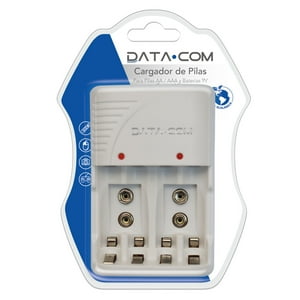 Datacom - Cargador De Pilas Aa/Aaa/9V