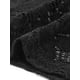 thumbnail image 5 of INSPIRE CHIC Blusas de Mujer con Mangas Largas Abullonadas Semi Transparentes de Encaje Floral M Negro Plata, 5 of 6