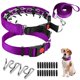 thumbnail image 1 of Collar de entrenamiento con púas para perro con liberación rápida y correa, 1 of 6