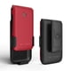 thumbnail image 5 of Combo de funda delgada y clip giratorio BELTRON para Alcatel Jitterbug Flip rojo, 5 of 8