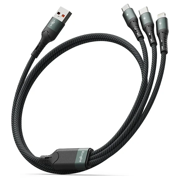 Cargador Ringke 3 en 1 Carga Rápida Multi Cable