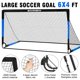 thumbnail image 3 of Set de 2 porterías de fútbol BORNEW 183 × 122 cm + balón y conos, 3 of 7