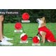 thumbnail image 3 of Suéter para perros, chaleco polar JACKO & CO, rojo para perros pequeños y medianos, 3 of 8