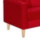 thumbnail image 3 of Sofa New Retro 3C Felpa 05 Rojo, 3 of 6