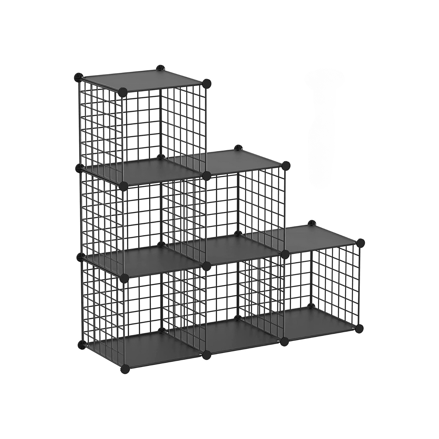 Importclick - Organizador Armario Metálico 6 Cubos 111x75x37 Cm