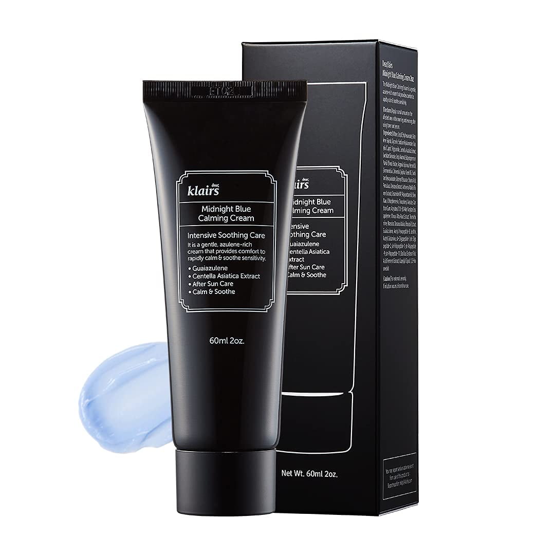 Crema Calmante Dearklairs Midnight Blue, 60 Ml, Para Piel Grasa