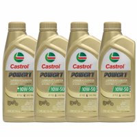 Pack 4L Aceite Moto Y Cuatriciclos 10W 50 Full Sintetico Castrol 4T