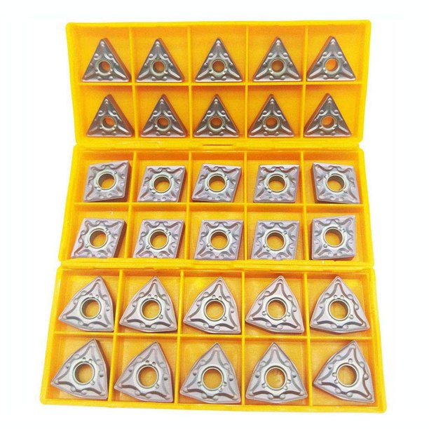 Cuchilla de inserción giratoria indexable SZLBYM, 30 piezas CNMG 432 + WMG 432 + TNMG 332
