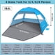 thumbnail image 2 of Carpa de playa Venustas Sun Shelter con protección UV UPF 50+, 2 of 7
