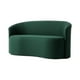 thumbnail image 2 of Sofa Curvo En Lino Verde, 2 of 3