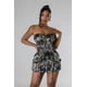 thumbnail image 1 of Vestido Tubo Ajustado Sin Tirantes Elástico Con Estampado Militar Cierre De Cremallera En La Espalda Dos Bolsillos Laterales Camuflaje (para Mujer), 1 of 1
