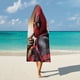 thumbnail image 5 of Deadpool Manta Capa con Capucha Anti-Bolitas, Manta de Lana Ártica Suave, Manta Portátil de Felpa Ligera y Lujosa, Poncho para Siesta en Casa y Oficina, 100*130cm, 5 of 6