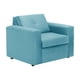 thumbnail image 2 of Sofa Vivo 1c Felpa 30 Turquesa, 2 of 5