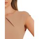 thumbnail image 5 of INSPIRE CHIC Vestido Elegante de Mujer con Mangas Cortas y Cinturón para Trabajar, Vestidos Tubo Caqui S, 5 of 6