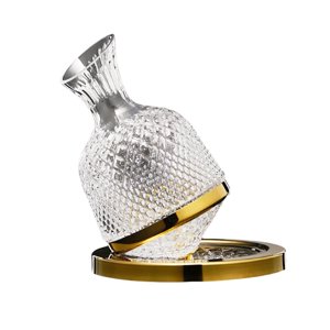 Magideal - Decantador , Jarra , Accesorios Para Vino, Dispensador De , Contenedor De De 1,5 L, Vertedor De Cristal Con Rotación De 360 Degree