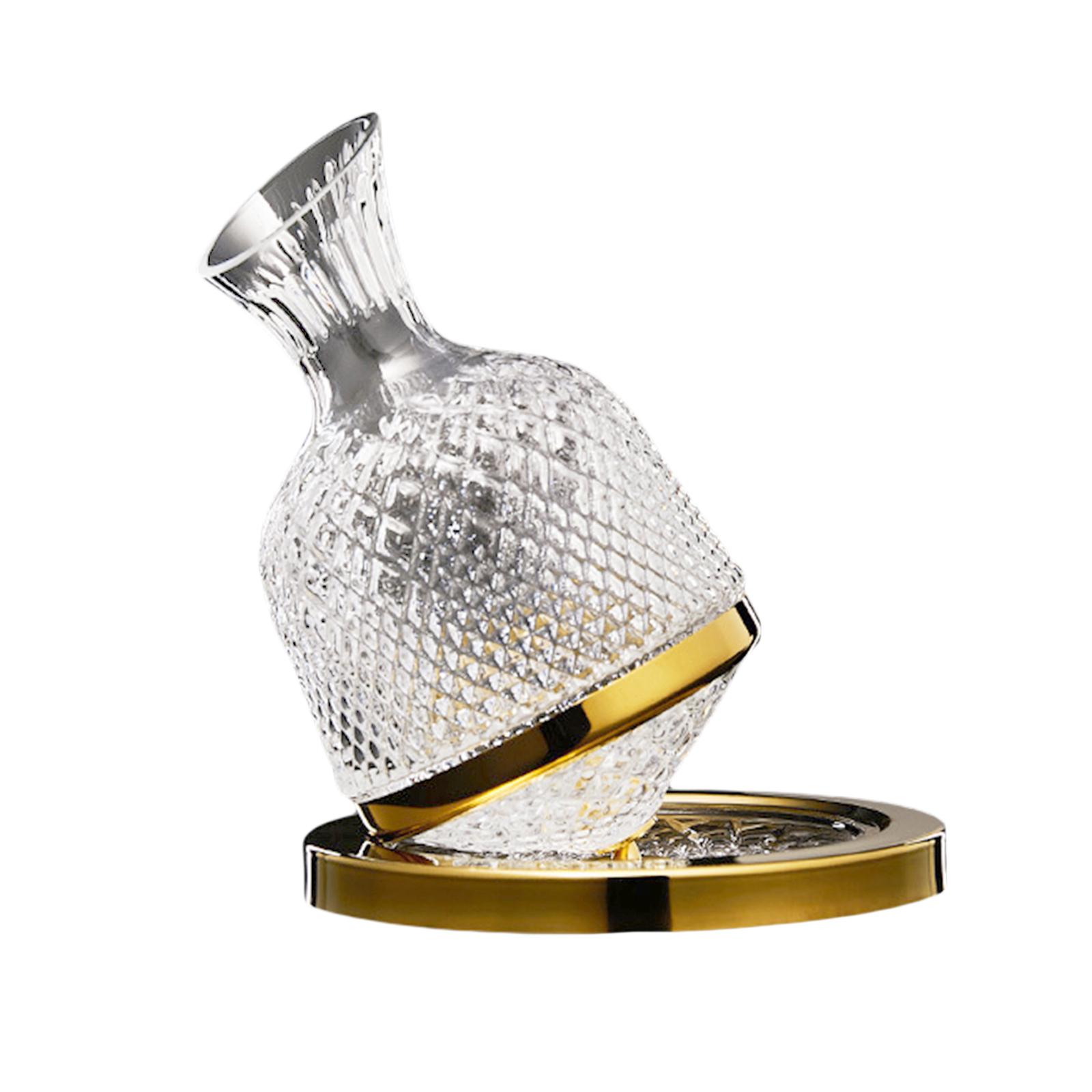 Magideal - Decantador , Jarra , Accesorios Para Vino, Dispensador De , Contenedor De De 1,5 L, Vertedor De Cristal Con Rotación De 360 Degree