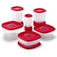 thumbnail image 3 of Recipientes Rubbermaid para almacenamiento de alimentos, 42 piezas, con tapas, 3 of 7