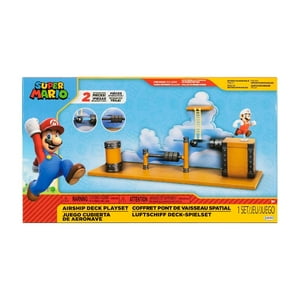 Playset Nintendo Airship Deck Con Figura Fire Mario