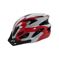 Magideal - Casco De Bicicleta Transpirable Y Ajustable, Casco De Moto A Prueba De Golpes Blanco