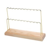 Ioensy - Expositor De Joyas Para Accesorios Fotográficos, Decoración Del Hogar, Collares, Anillos, Pulseras, 2 Niveles