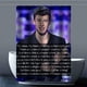 thumbnail image 1 of Cortina de ducha de Star Love Shawn Mendes, juego de cortinas de baño con ganchos, tamaño 60 x 72 pulgadas, 1 of 3