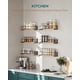 thumbnail image 3 of Estante para especias OROPY de madera 40 cm, pack de 4, montaje en pared, 3 of 7