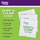 thumbnail image 2 of Toallitas para lentes Flents Wipe 'N Clear prehumedecidas, 150 unidades, 2 of 8