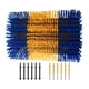 thumbnail image 3 of Cepillo rascador para ganado, cepillo de completo, herramienta de limpieza con tornillos, rascador de animales resistente, cepillo para caballo Azul y amarillo, 3 of 5