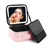 Genérico - Bolso De Maquillaje Con Luz Led Recargable