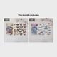 thumbnail image 1 of 40pcs Vibrant Butterfly and Dragonfly Pattern Stickers for DIY Scrapbooking and Hand Account Decoration, 1 of 5