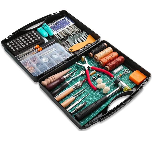 Kit de Herramientas de Costura BAGERLA – 273 Piezas para Cuero