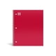 thumbnail image 1 of Libreta STAPLES Accel de 1 asignatura a rayas universitarias, 100 hojas, color rojo, 1 of 5