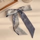 thumbnail image 5 of 2 pañuelos de seda pequeños retro con cinta estrecha para la cabeza, decoración para bolso, tocado largo, banda para el pelo estilo chino, 124 cm, 5 of 7