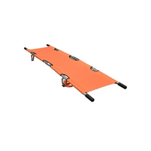 Glomed - Camilla Rescate Plegable Dos Cuerpos Naranja