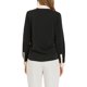 thumbnail image 3 of INSPIRE CHIC Camisa de trabajo de manga larga con botones y bloques de color para mujer, regreso a clases, talla S, negro, 3 of 8