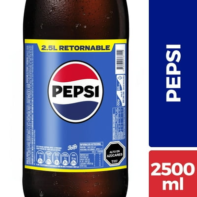Bebida Sabor Cola Botella Retornable 2,5 L Pepsi