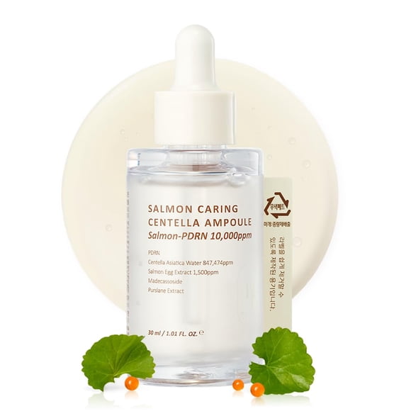 Ampolla HEVEBLUE Salmon Caring Centella para pieles sensibles