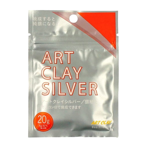 Arcilla artística Silver Clay, 20 g, para proyectos a baja temperatura