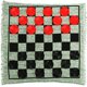 thumbnail image 1 of Alfombra de juego Giant Checkers Lulu Home Jumbo 3 en 1 para 2 jugadores, 1 of 7