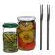thumbnail image 4 of Xiao Hua Juego de 6 Piezas de Tenedores para Fruta con Mango Largo, Tenedor Redondo de Acero Inoxidable de 5.12 Pulgadas con Mango Sólido, Adecuado para Frascos, Tenedor de 2 Dientes, Adecuado para, 4 of 4
