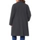 thumbnail image 3 of Abrigos largos de mujer talla grande de Agnes Orinda con solapa con muescas, abrigo de invierno de doble botonadura con bolsillos 2X gris oscuro, 3 of 6